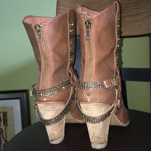 Buckle Shoes - Not Rated Bling Boots